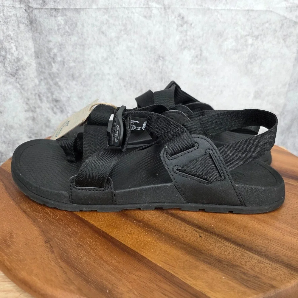 Chaco Sandals‎ Mens 11 Black Lowdown 2 Toe Loop Straps Comfort New JCH107847